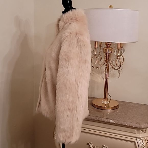 Plush Faux Fur Jacket - Picture 5 of 14